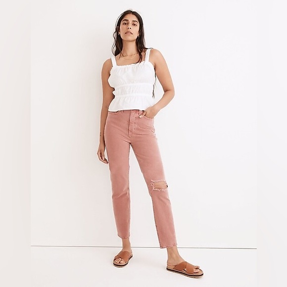 NWT Madewell The Mom Jean - Picture 1 of 6